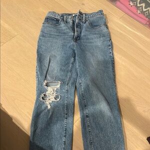 Madewell Blue Mom Jeans size 27